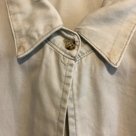 AMERICAN APPAREL Light Denim Wash Button Down - Picture 3 of 3